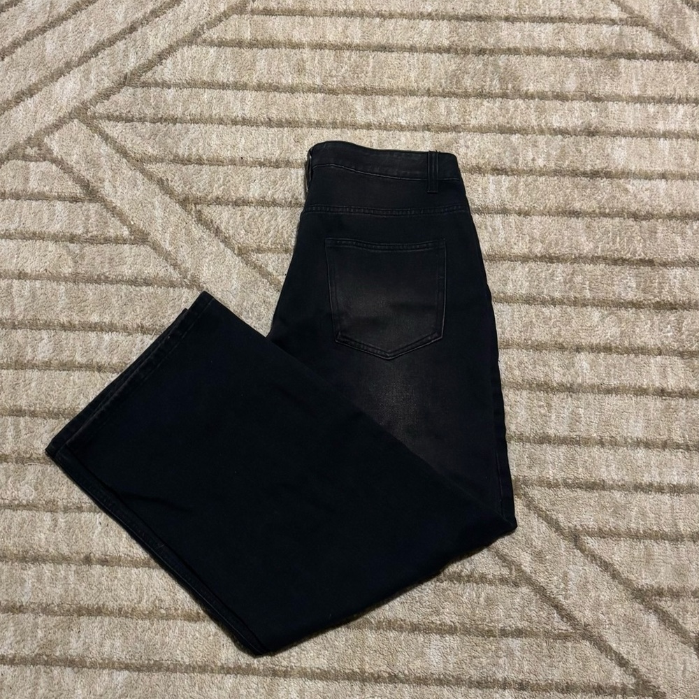 Black Wide-Leg Jeans - Picture 5 of 5